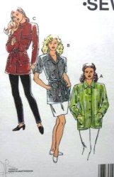 2634 UNLINED COLLAR SHIRT-JACKETS,BELT PATTERN XS-XL